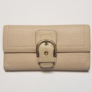 Coach Pebbled Leather Wallet